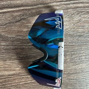Pit Viper Drip Flex Blue Mirrored Sunglasses Baseball Sport NEW